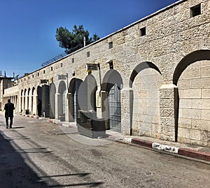 A view of Rachels Tomb in Bethlehem