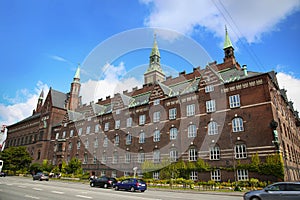 View of Radhus, Copenhagen city hall from H.C. Andersens Bouleva