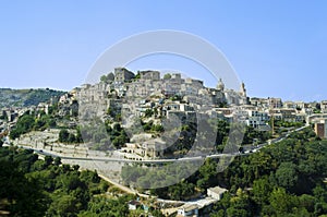 View of Ragusa Ibla in Sicily - Italy