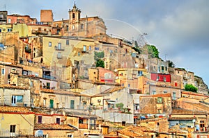 View of Ragusa, a UNESCO heritage town in Sicily, Italy photo