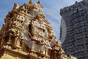 View of Raja Gopura. Murdeshwar, India