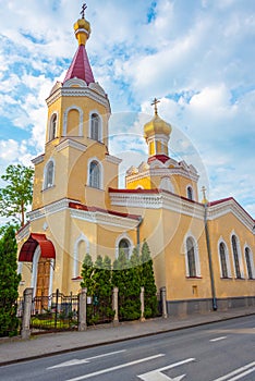 View of Rakvere church in Estonia