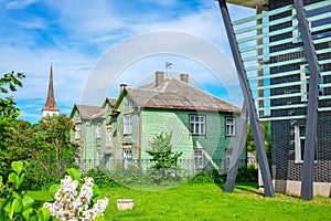 View of the Rakvere town. Estonia