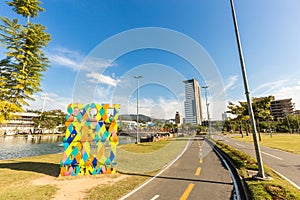 View of Ramiro Park. Blumenau, Santa Catarina