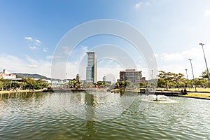 View of Ramiro Park. Blumenau, Santa Catarina