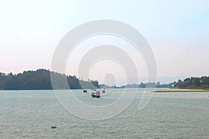 The view of Rangamati Lake