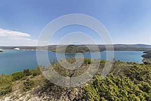 A view of Rasa bay, Istria, Croatia