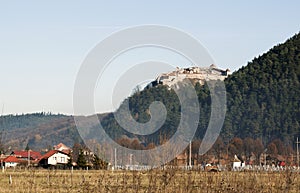 View of Rasnov citadel - RAW format