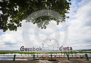 View of Rawa Pening Lake in Ambarawa, Central Java, Indonesia