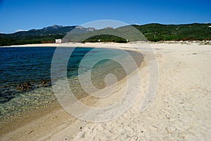 View of Razza di Junco beach, Costa Smeralda