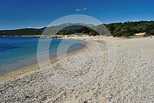 View of Razza di Junco beach, Costa Smeralda