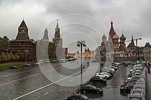 View of Red Square from the Bolshoi Moskvoretsky Bridge