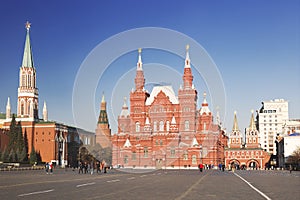 View of the red square, Moscow, Russia