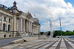 View of the Reichstag in Berlin