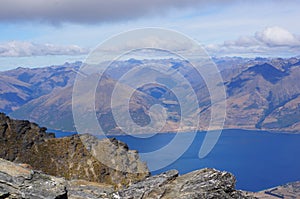 Lake Wakatipu  in New Zealand