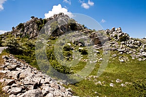 View of reserve El Torcal in Andalucia