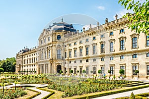 View at the Residence building in Wurzburg ,Germany