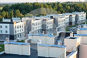 View of the residential area with houses