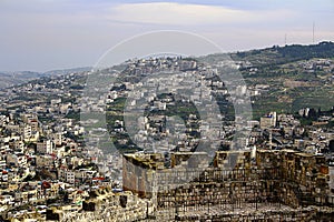 View of the residential areas of Jerusalem