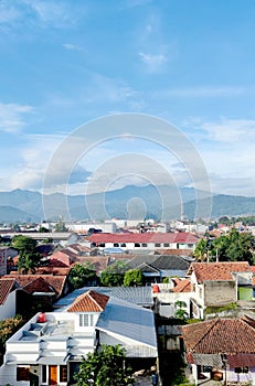 view of residents houses in the mountain area