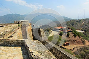 A view of a restaurant below Solano fort above the Venezuelan city of Puerto Cabello.