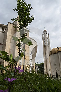 View of Resurrection of Christ Orthodox Cathedral, Tirana, Albania