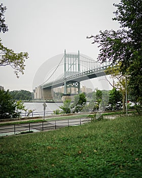View of the RFK Bridge from Astoria Park, Queens, New York