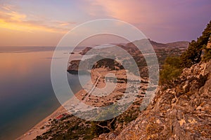 View of the Rhodes coast from Tsambika Monastery, Rhodos, Greece