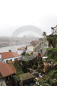 View of the Ribeira of old town of Porto photo