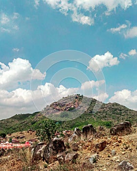 View of rich mountain in the rock city