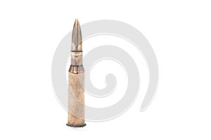 View of a riffle cartridge / white background