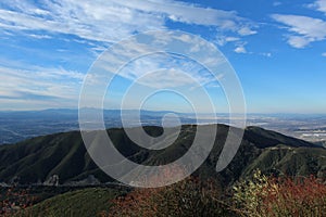 View from Rim of the World Highway, Fall 2018, San Bernardino Mountains, California