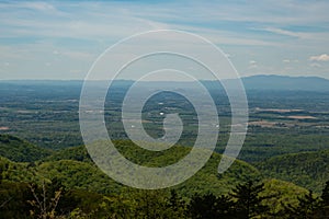 View from Riprap overlook in the Shenandoah National Park