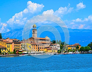 View of Riva del Garda, Lake Garda, Italy