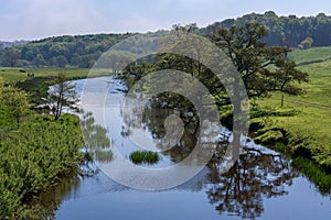 View of the River Aln in Alnwick