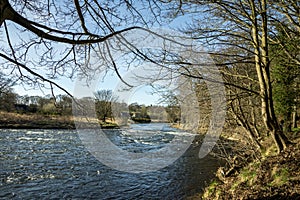 A view of river Don in Seaton park, Aberdeen