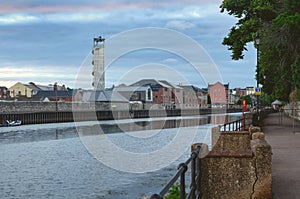 View of the river Exe in Exeter