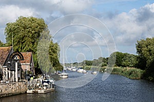 View of the river Frome