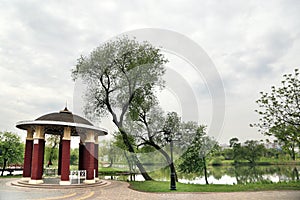 View of the river in the Loshitsky park