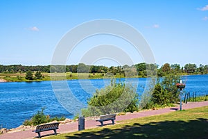 The river Meuse in Arcen/NL