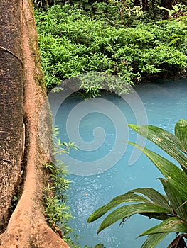 View of the river in Rio Celeste Costa Rica