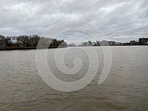 A view of the River Thames in London