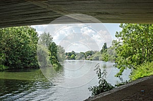 View of River Thames at Marlow By-Pass, Buckinghamshire photo
