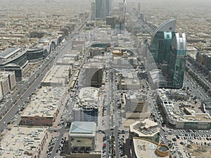 View of Riyadh from Kingdom Centre Tower photo