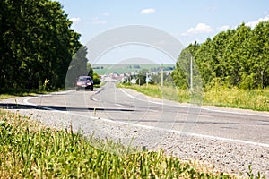 View of the road