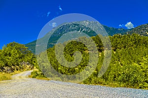 View on Road in Mountain