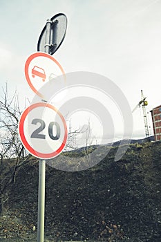 View of a road sign