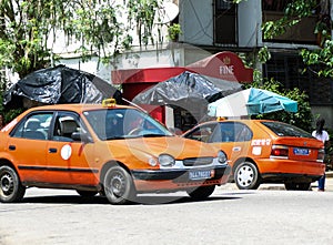 Abidjan, Cote d`Ivoire taxi -