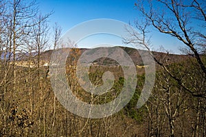 View of Roanoke Mountain From Buck Mountain Overlook