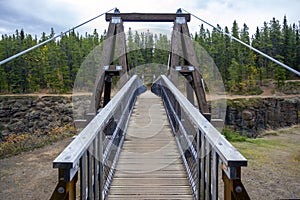 Robert Lowe Bridge Yukon River Miles Canyon Canada photo